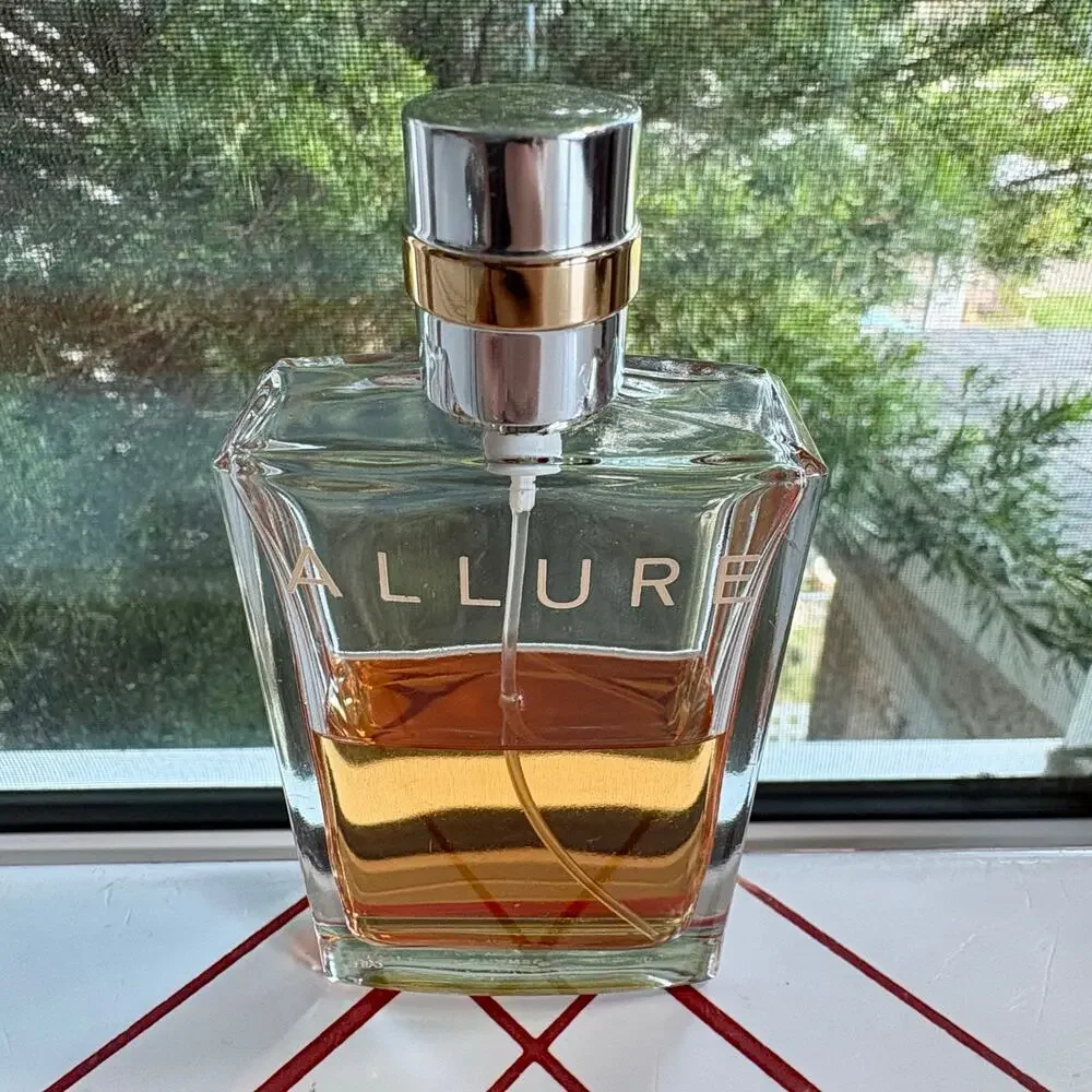 Vintage Chanel Allure EDT Spray 1.2 oz Half Bottle Perfume